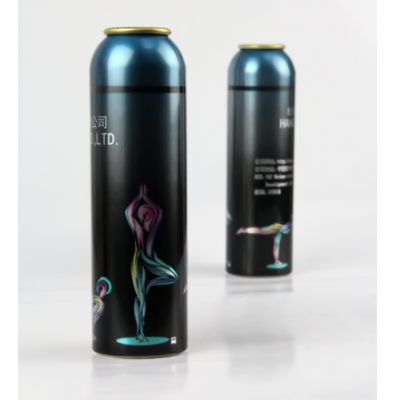 Customized Cmyk Printed Empty Aluminum Aerosol Cans Cover For Aerosol Can