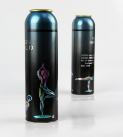 Customized Cmyk Printed Empty Aluminum Aerosol Cans Cover For Aerosol Can